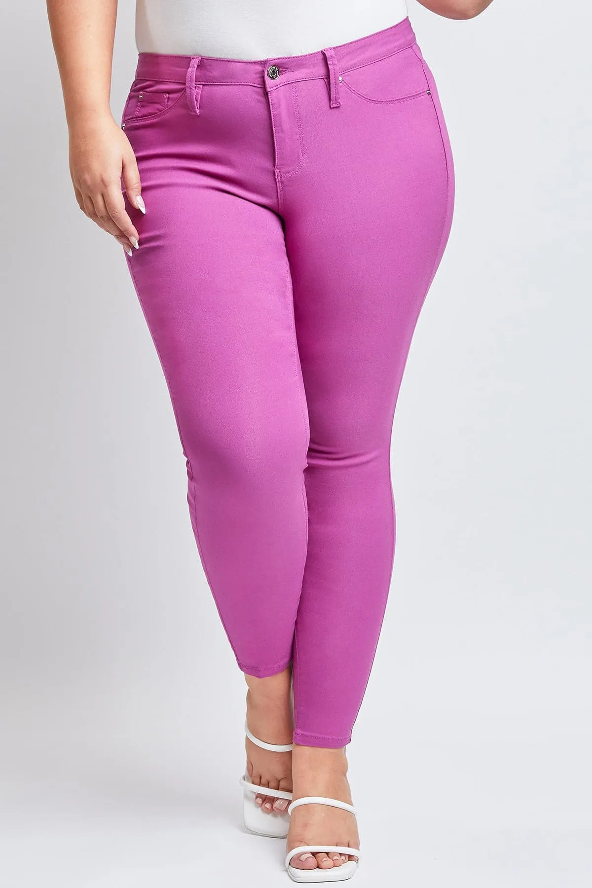 Plus Size Women's Hyperstretch  Forever Color Pants - Bright