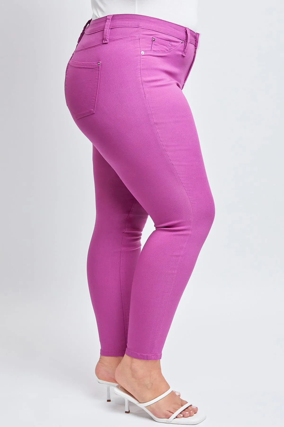 Plus Size Women's Hyperstretch  Forever Color Pants - Bright