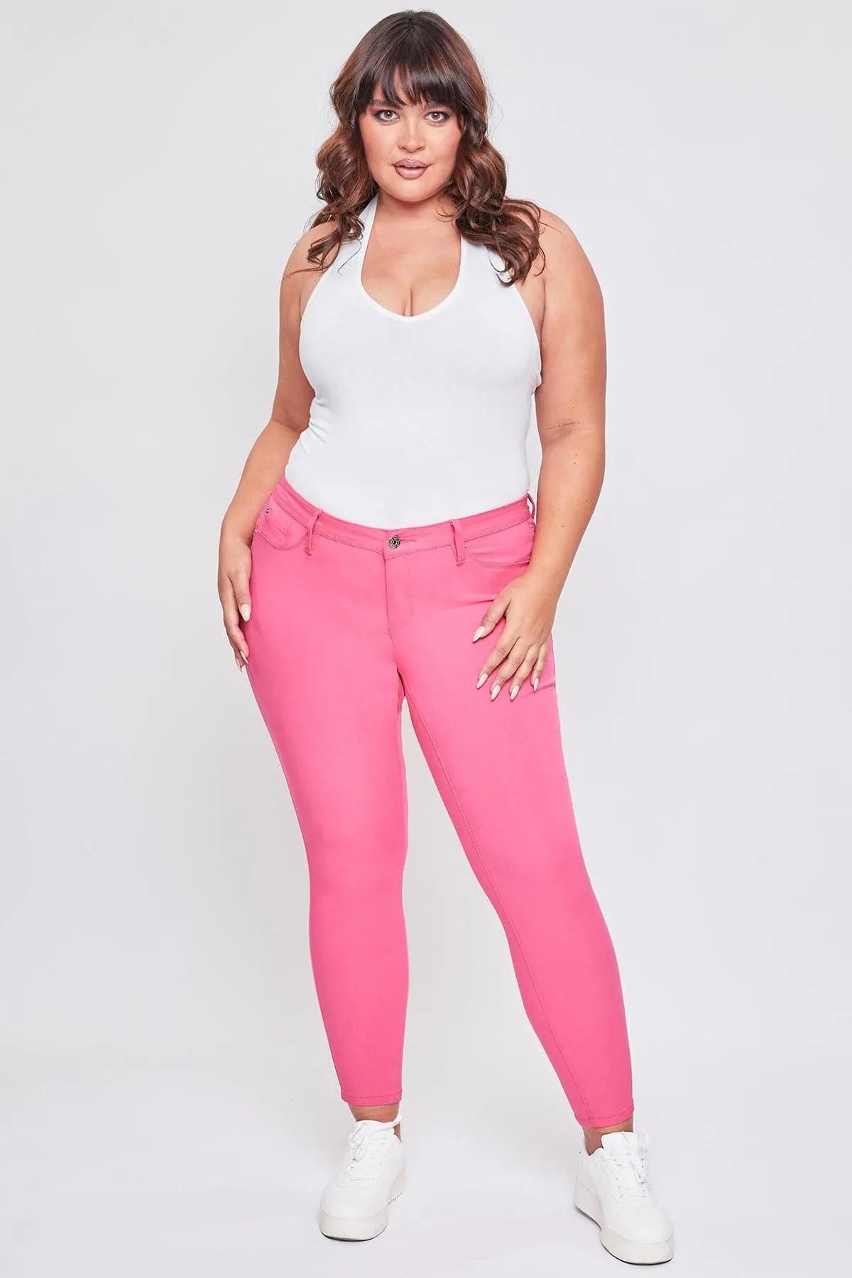 Plus Size Women's Hyperstretch  Forever Color Pants - Bright