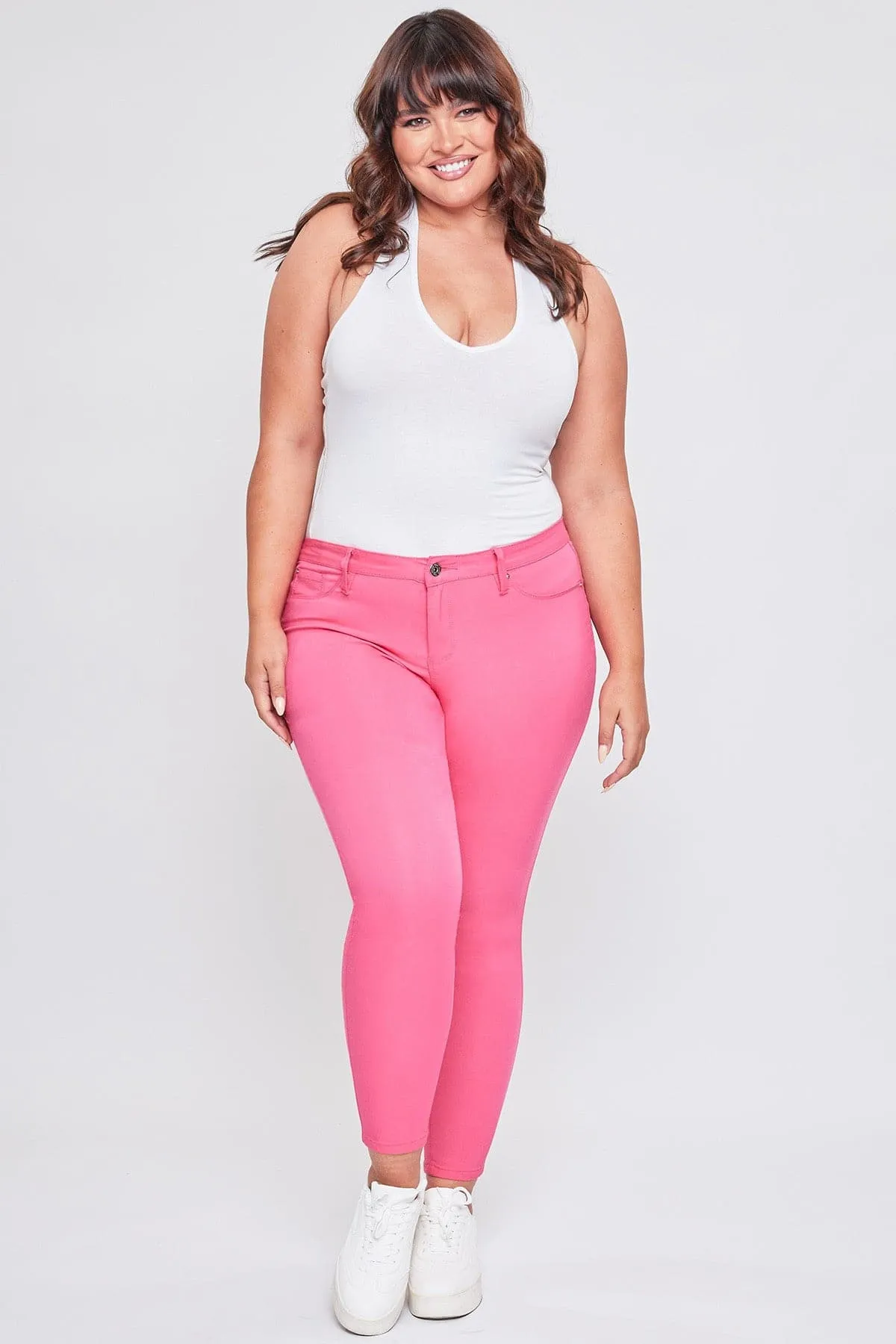 Plus Size Women's Hyperstretch  Forever Color Pants - Bright