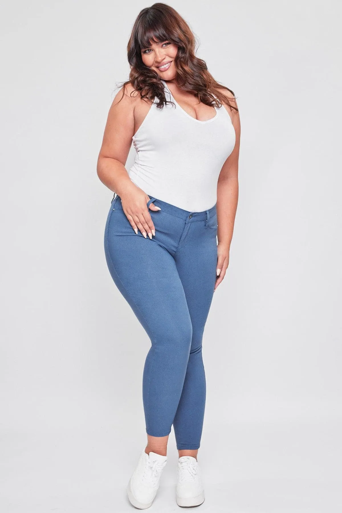 Plus Size Women's Hyperstretch  Forever Color Pants - Bright