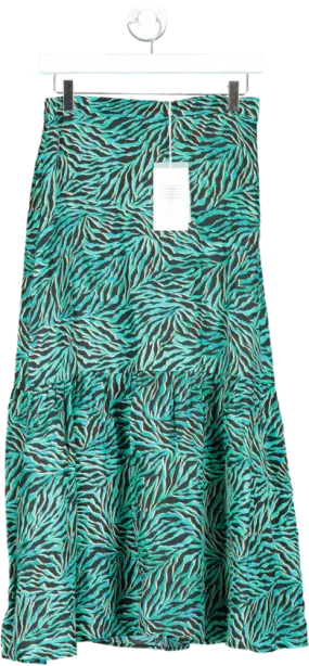 PYRUS Green Lia Skirt Geo Animal UK S