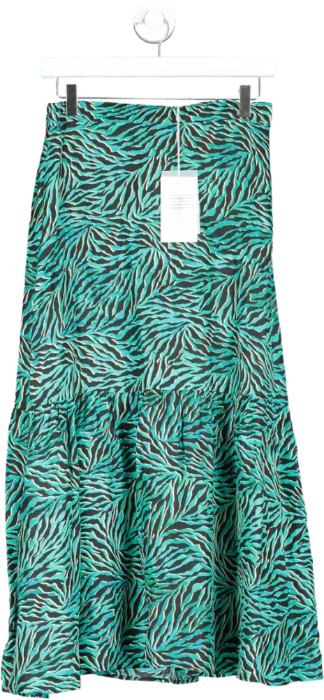 PYRUS Green Lia Skirt Geo Animal UK S