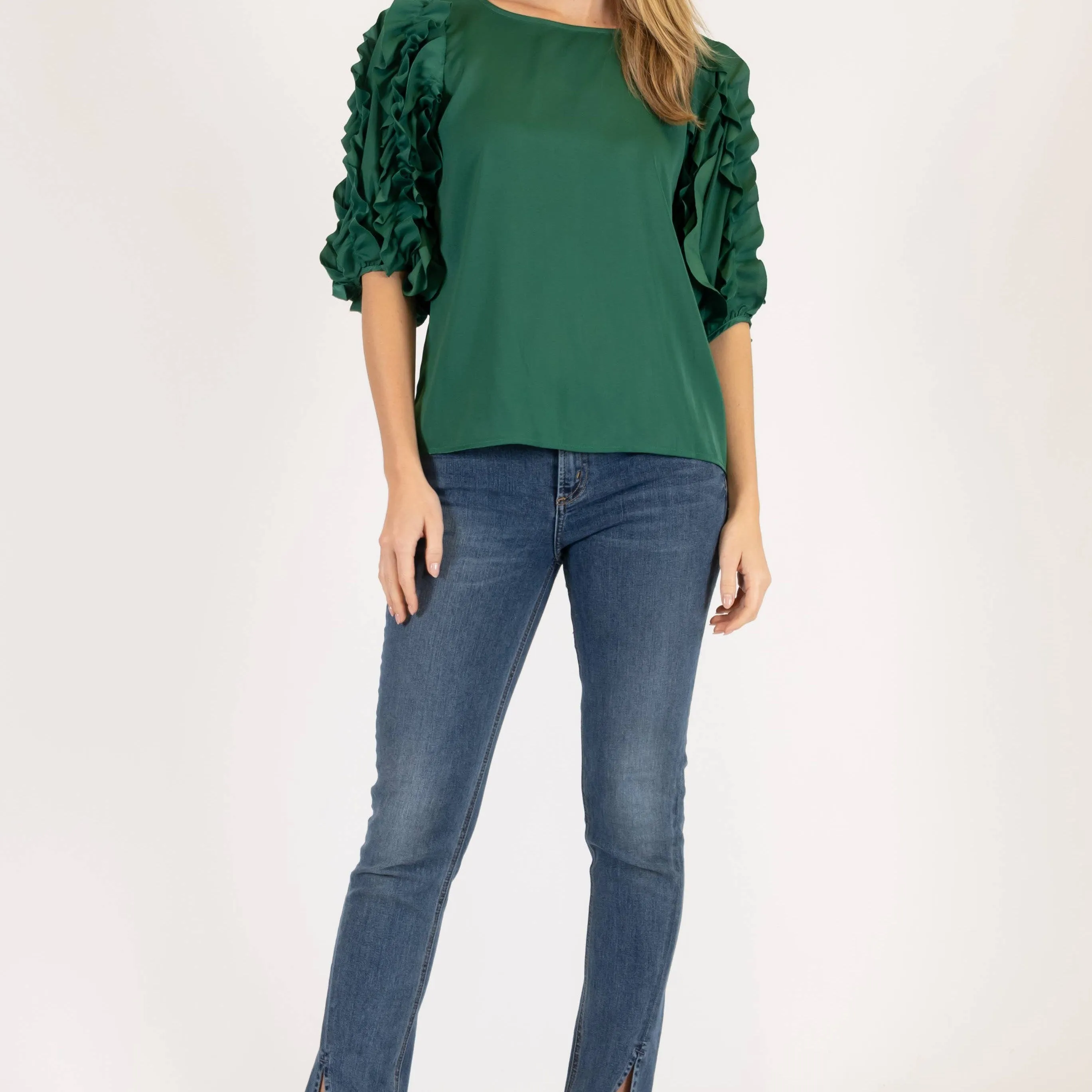 Rebecca Ruffle Top