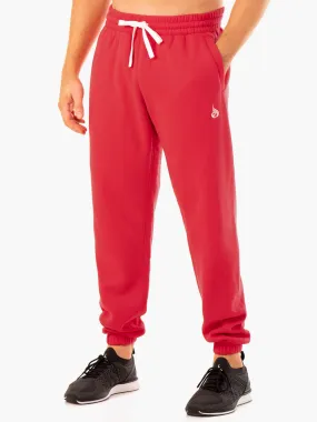 Recharge Relaxed Track Pant - Red