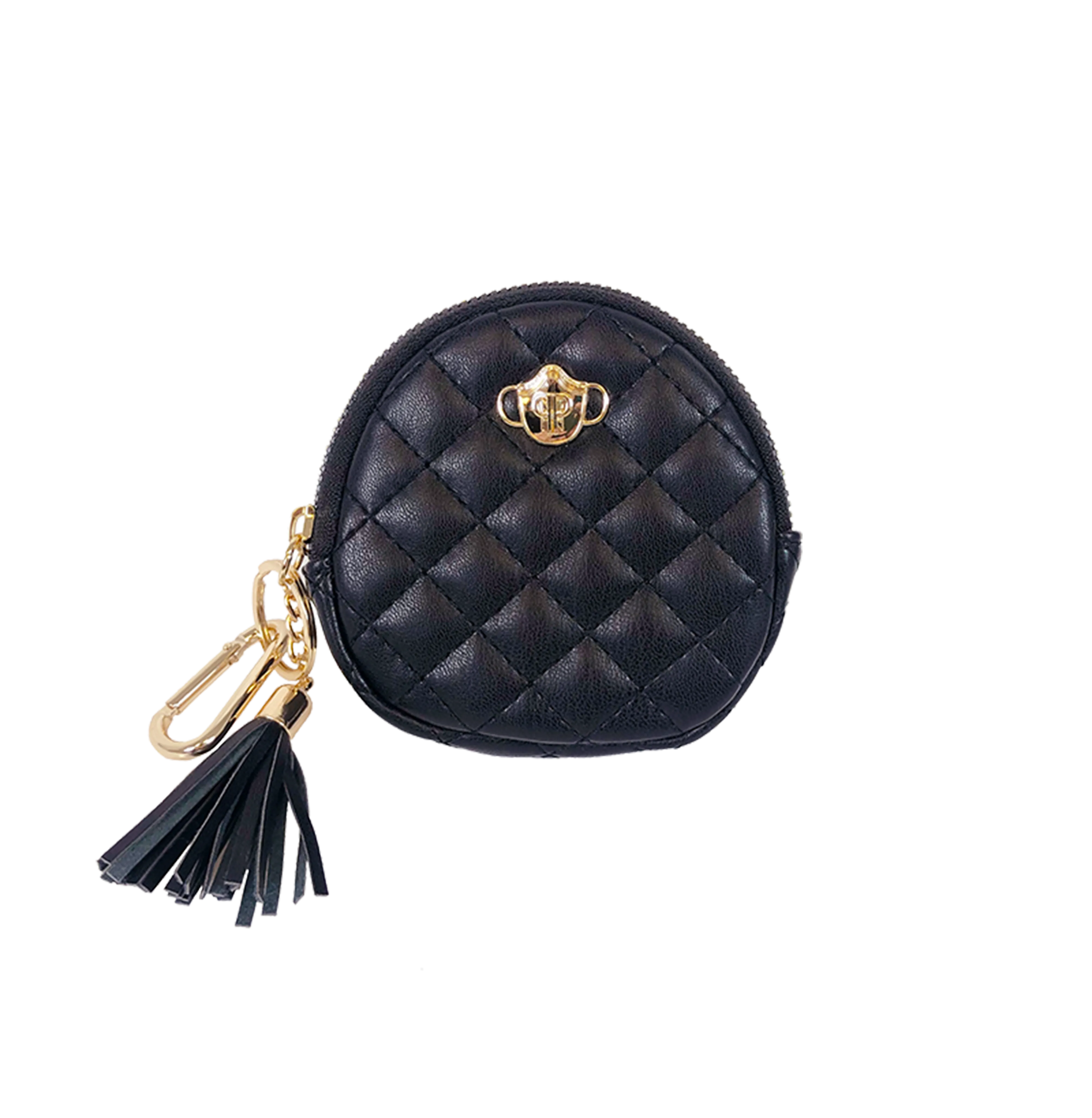 Small Accessories Holder - Black Quilted