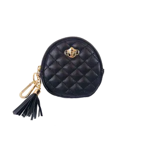 Small Accessories Holder - Black Quilted