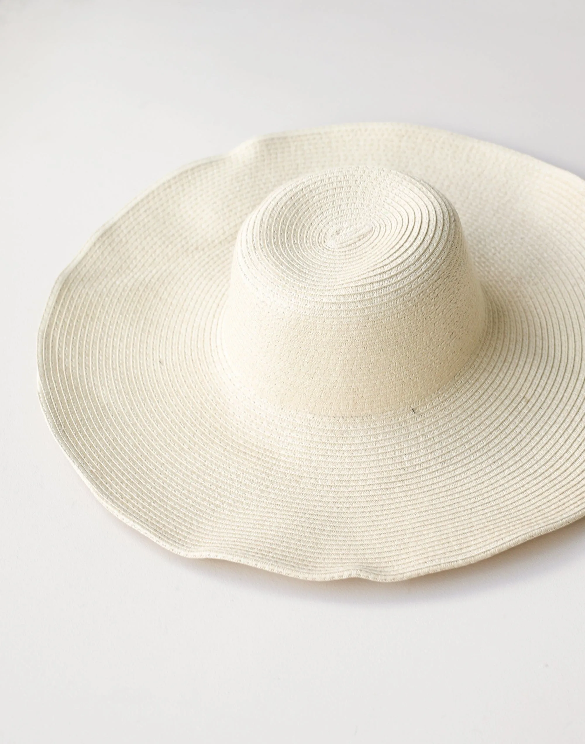 Sofia Wide Brim Straw Hat (Sand)