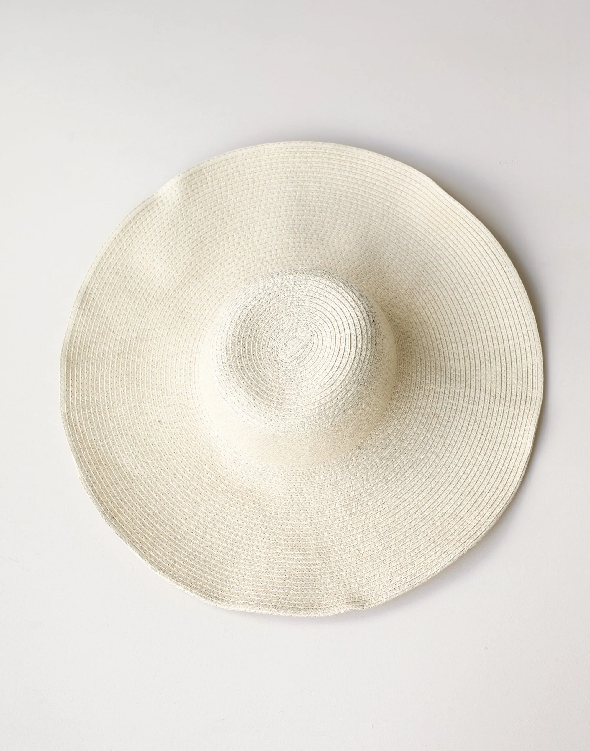 Sofia Wide Brim Straw Hat (Sand)