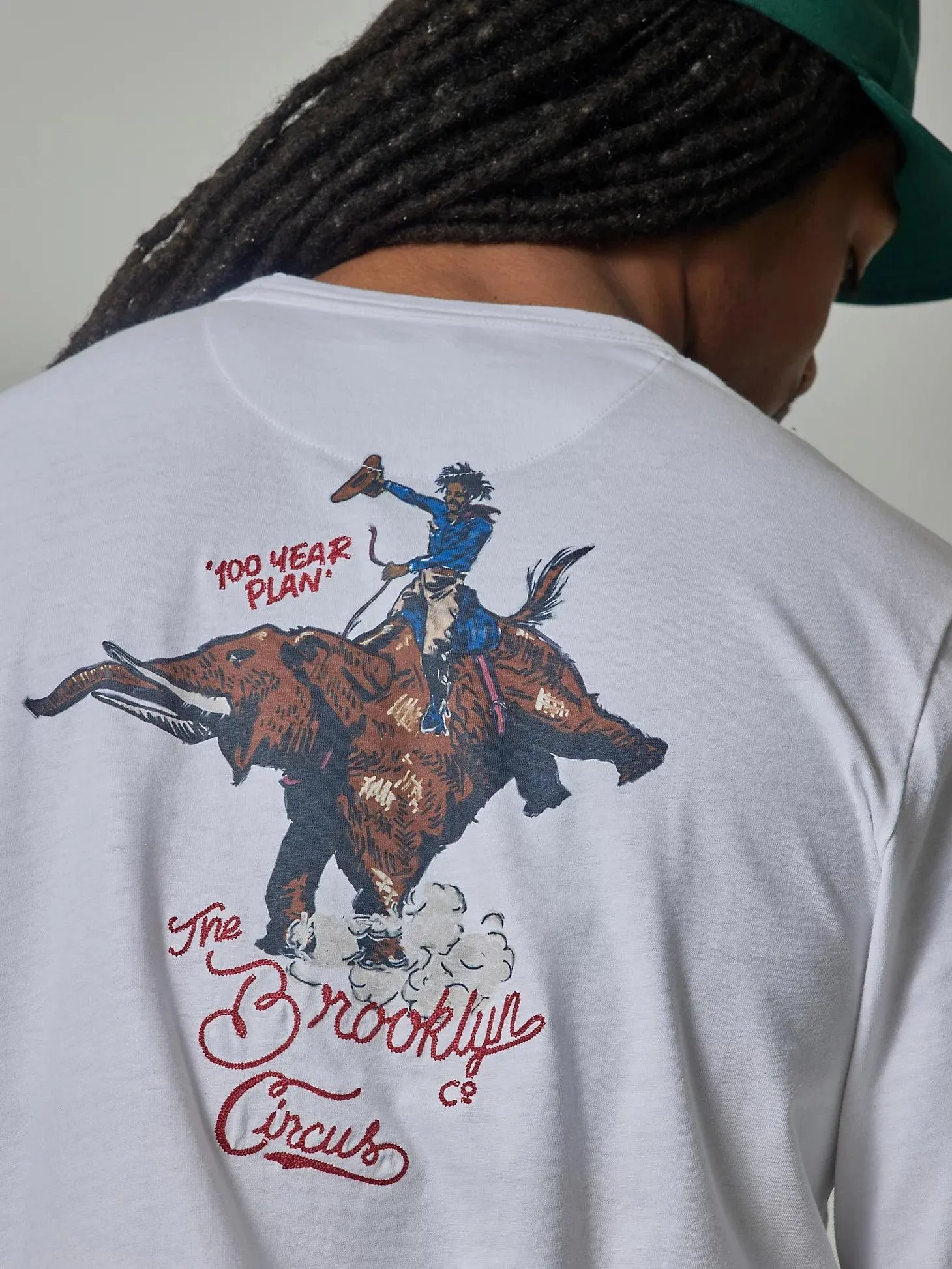 THE LEE X BROOKLYN CIRCUS Long Sleeve Tee in White