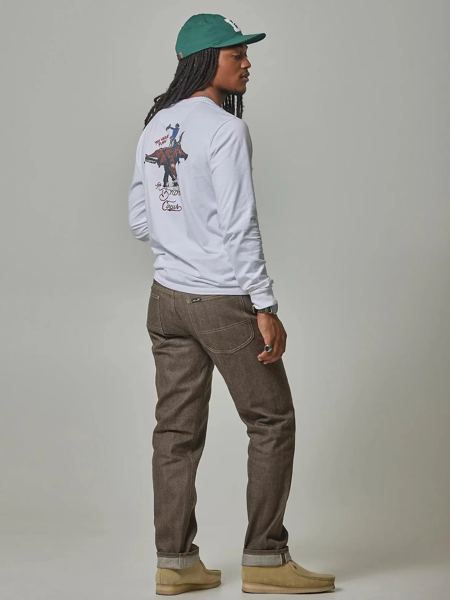 THE LEE X BROOKLYN CIRCUS Long Sleeve Tee in White