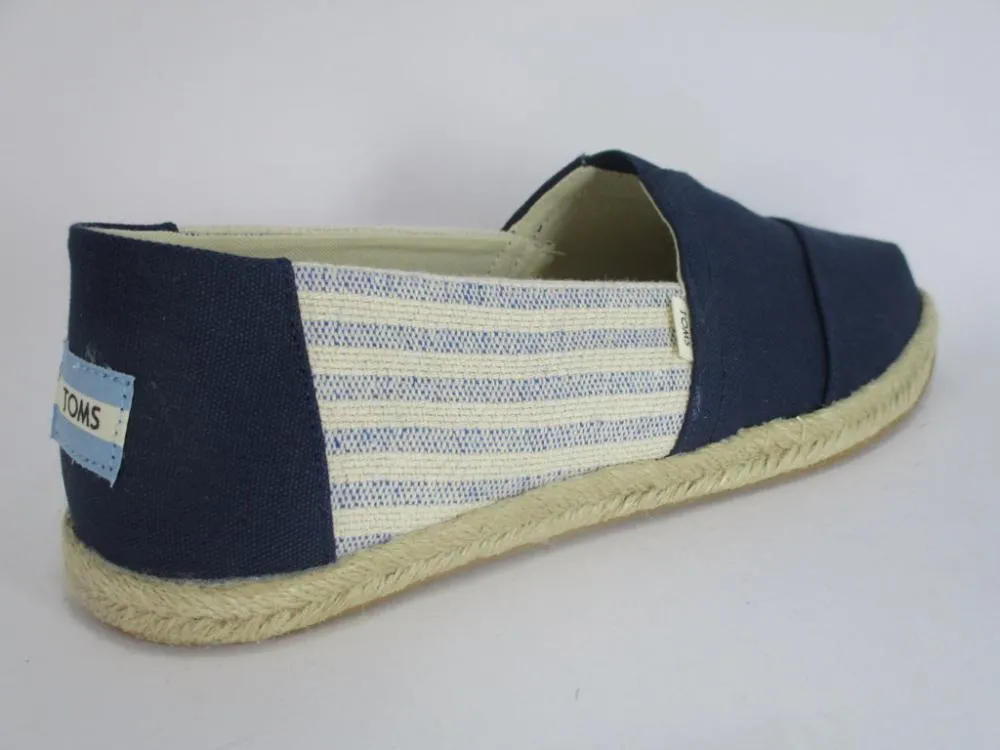 Toms Stripess On Rope men's shoe 10013553 blue