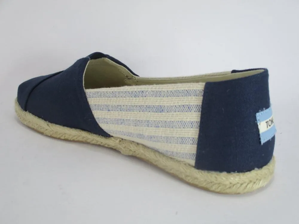 Toms Stripess On Rope men's shoe 10013553 blue