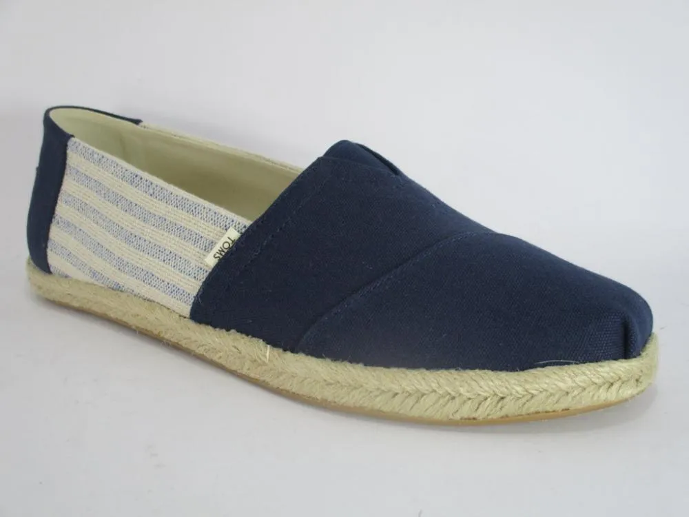 Toms Stripess On Rope men's shoe 10013553 blue