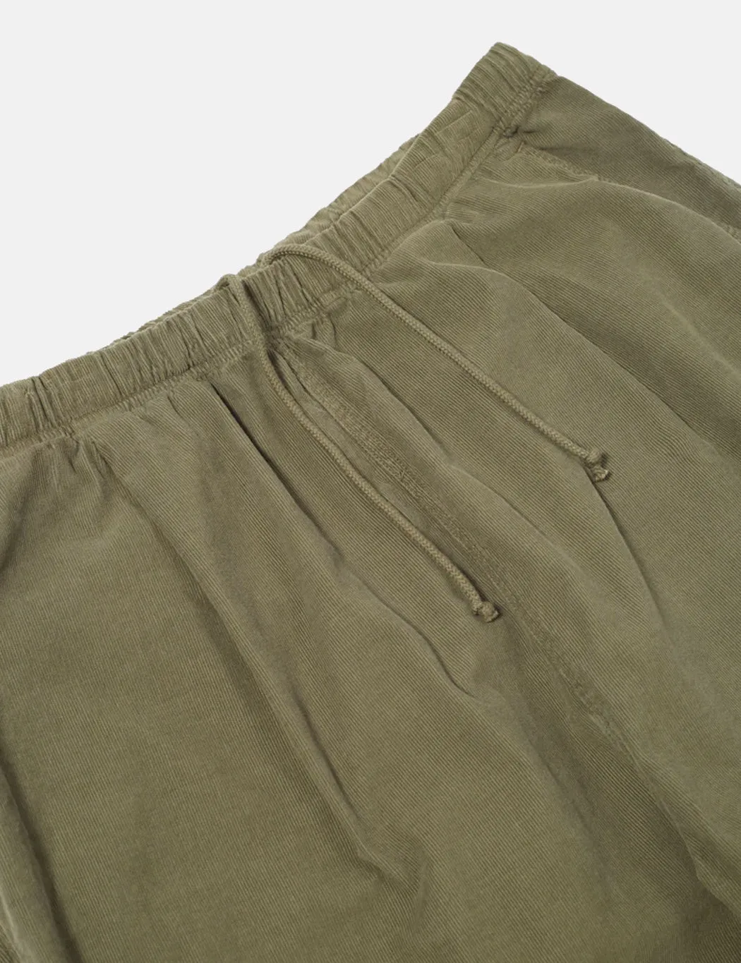 Universal Works Kyoto Work Pant (Cord) - Bright Olive Green