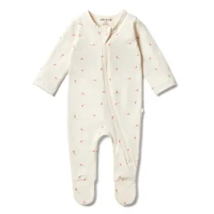 Wilson & Frenchy | Baby Organic Zipsuit - Little Blossom