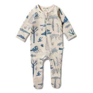 Wilson & Frenchy | Organic Baby Zipsuit - Jungle Mania