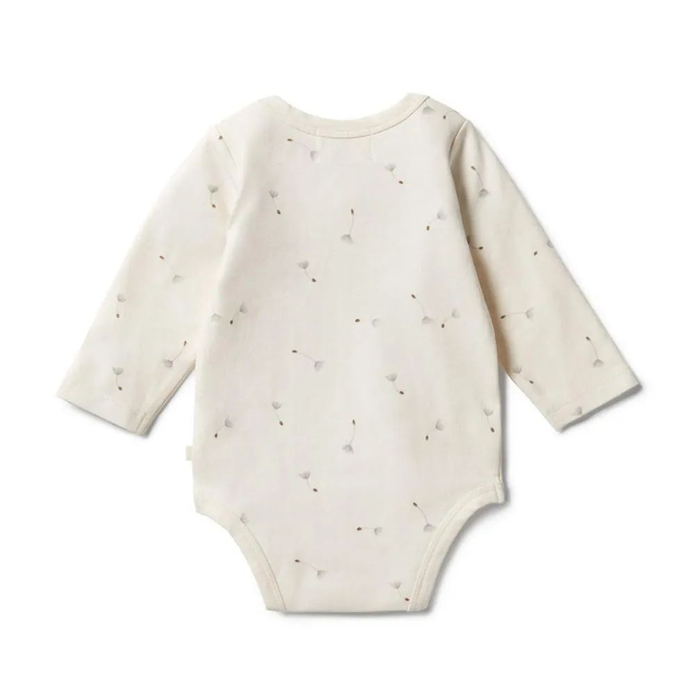 Wilson & Frenchy | Organic Envelope Baby Bodysuit - Floating Dandelions