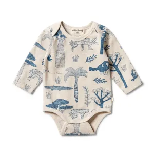 Wilson & Frenchy | Organic Envelope Baby Bodysuit - Jungle Mania