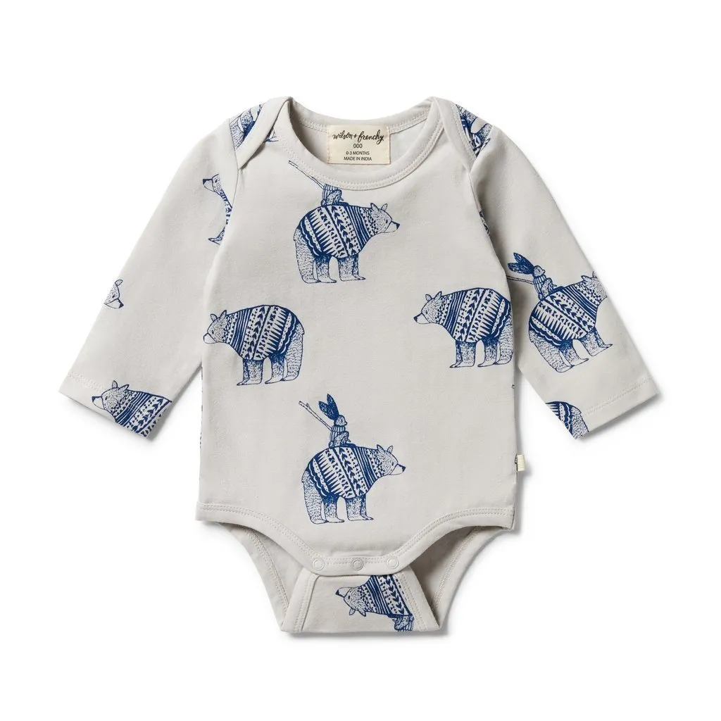 Wilson & Frenchy | Organic Envelope Baby Bodysuit - Little Adventures