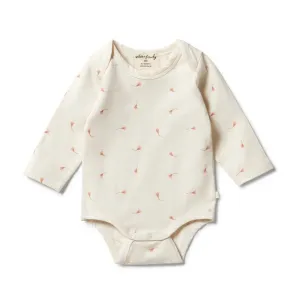 Wilson & Frenchy Organic Envelope Bodysuit - Little Blossom