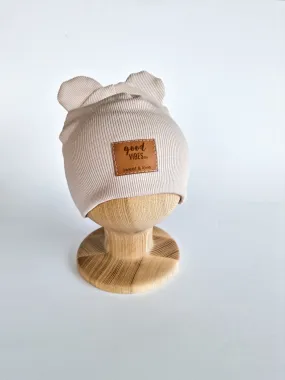 Winter bear beanie Nude